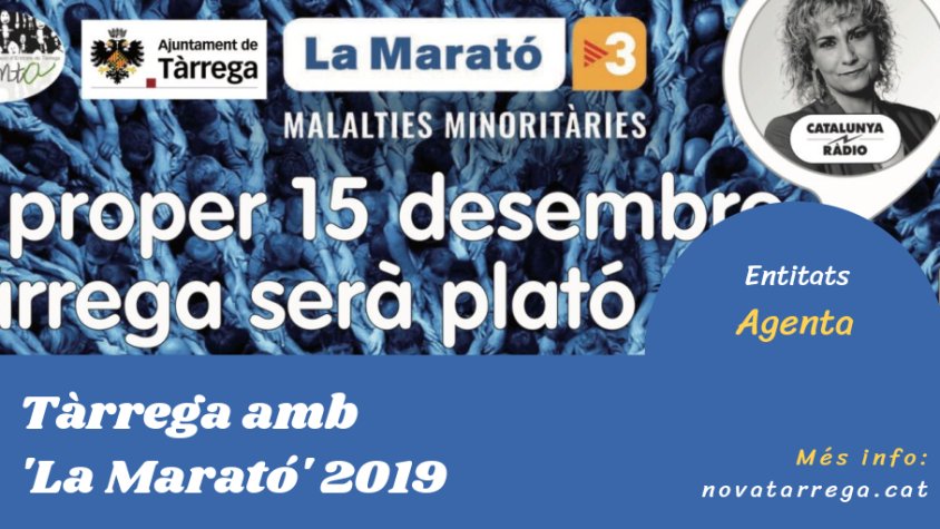Agenta ens convida a participar a La Marató