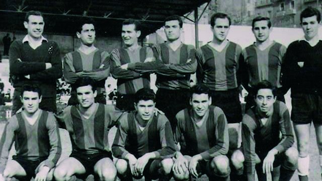 El primer de dalt a l'esquerra és Lluís Clop i el setè de dalt és Josep M. Queralt