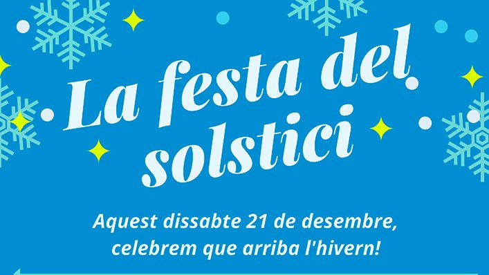 El cartell de l'activitat