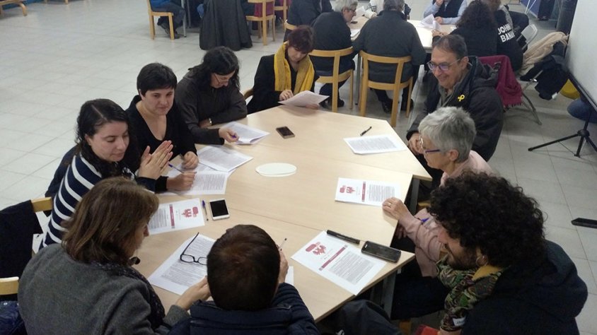 Un moment del debat dels projectes