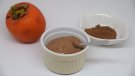 Mousse de xocolata amb caquis, quan la fruita es transforma en unes postres de luxe