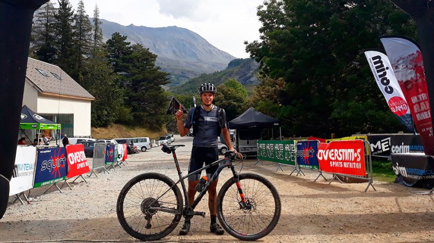 Josep Térmens a la línia de meta