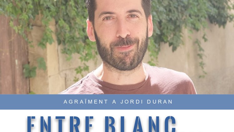 Lourdes Cardona homenatja Jordi Duran a l'Entre Blanc i Negre' d'aquest 21 de setembre