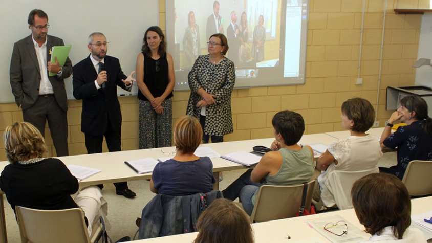Benvinguda a l'alumnat per part del director del Centre de Formació Contínua de la UdL