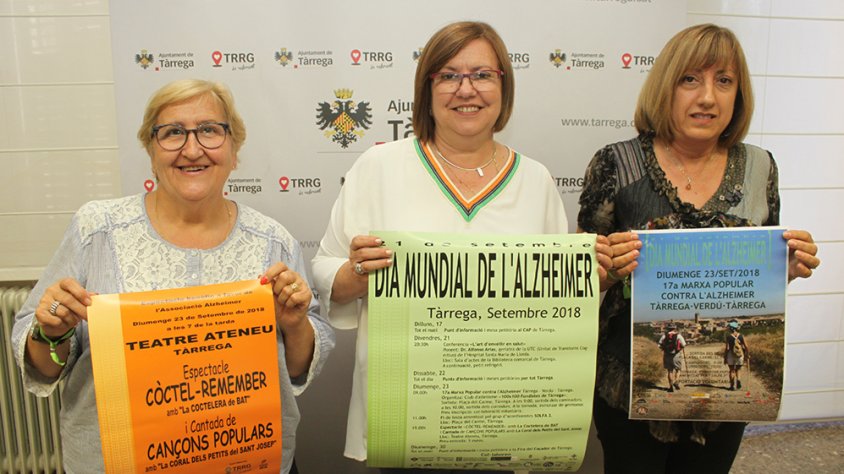 Presentació de les activitats del Dia Mundial de l'Alzheimer 2018 a Tàrrega