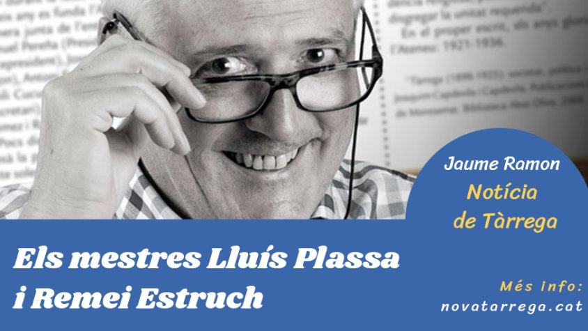 Jaume Ramon recorda dos mestres a 'Notícia de Tàrrega'