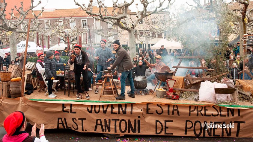 'Animal farm' del Corralet va ser la carrossa de temàtica agrària premiada pel seu treball
