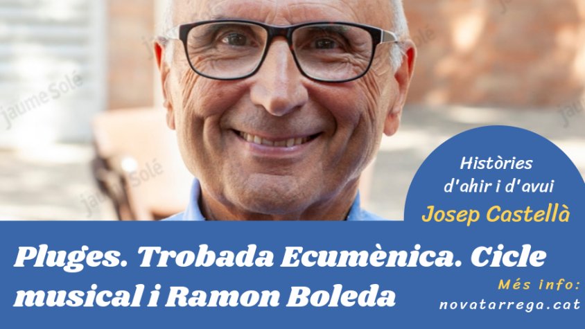 Josep Castellà parla de pluja, una persona i dos esdeveniments