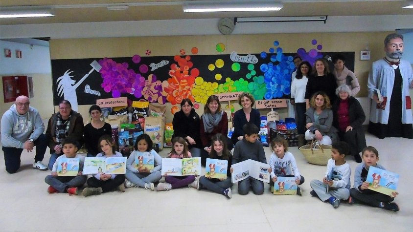 Divendres passat es va fer donació dels aliments recollits