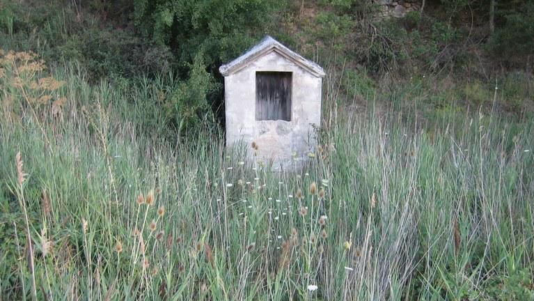 La captació d'aigua des de la font del Parrot