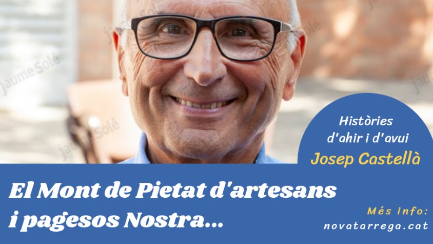 Josep Castellà parla del Mont de Pietat d'Artesans i Pagesos de Nostra Senyora de la Mercè