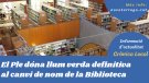 Obrim 'Crònica Local' parlant del canvi de nom de la Biblioteca de Tàrrega