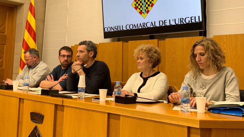 Imatge de la sessió plenària celebrada ahir al vespre