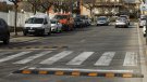 Vuit carrers de Tàrrega ja compten amb noves bandes reductores de velocitat