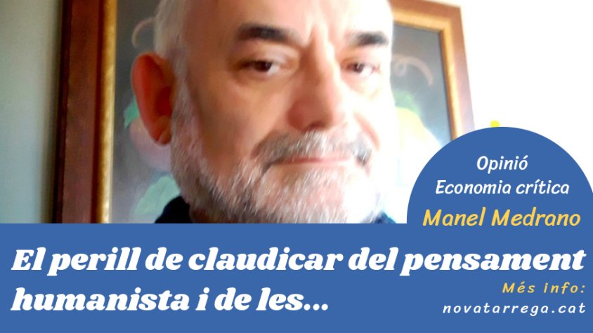 Manel Medrano alerta d'uns perills a 'Economia crítica'