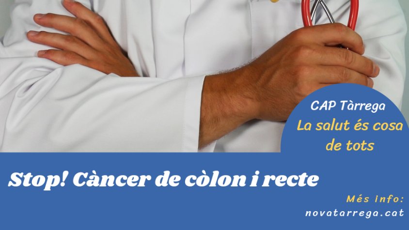 Des del CAP ens parlen de com prevenir el càncer de colon i recte