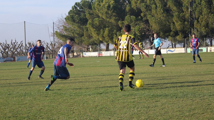 Un moment del partit contra l'Albi