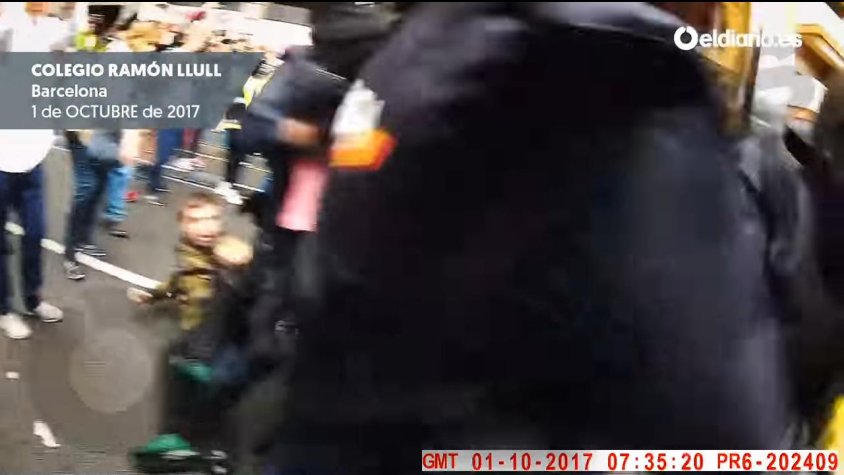 Captura d'un dels vídeos fets públics dilluns per 'eldiario.es'