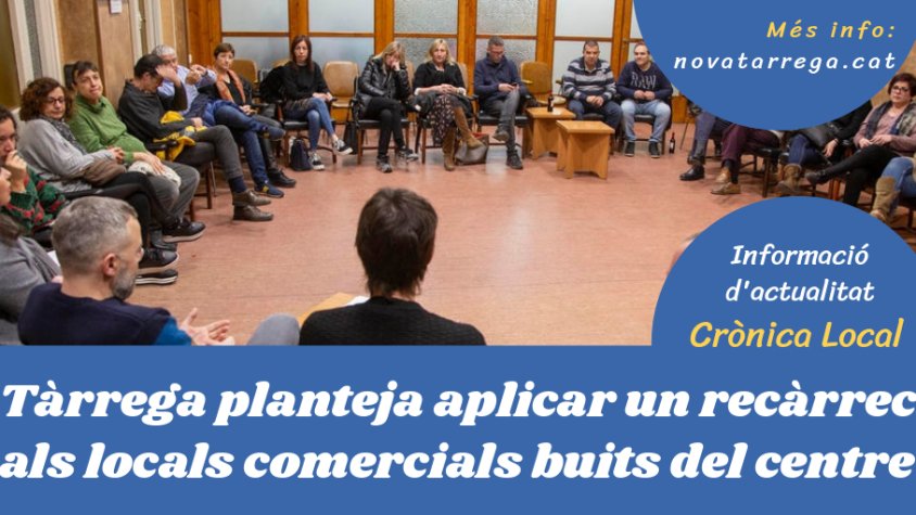 Obrim 'Crònica Local' parlant de la reunió de Foment Tàrrega amb l'Ajuntament