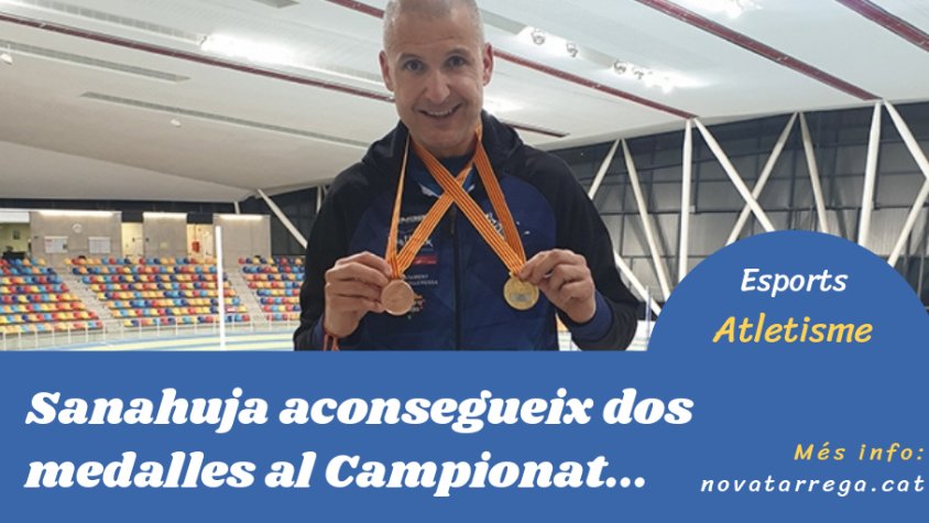 Destaquem que Josep Ramon Sanahuja aconsegueix dos medalles al Campionat de Catalunya
