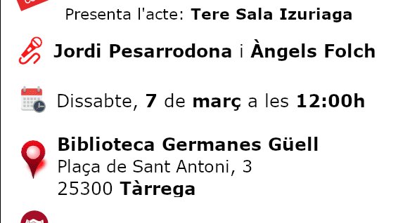 Cartell de la presentació