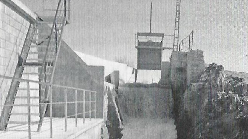 El Salt Nou al canal Principal d'Urgell, terme d'Anglesola