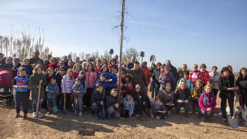 Foto de família dels participants a la jornada d’ahir