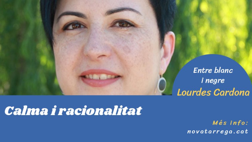 Lourdes Cardona fa una crida a la calma a l'Entre blanc i negre'