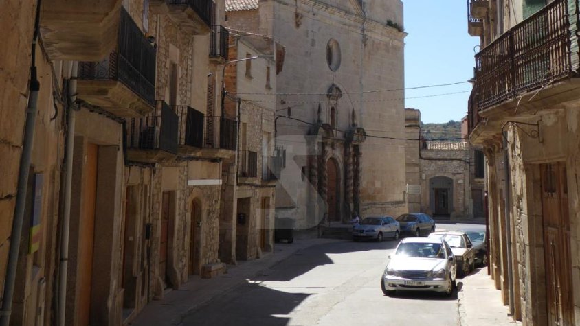 Un carrer de Sant Martí de Maldà