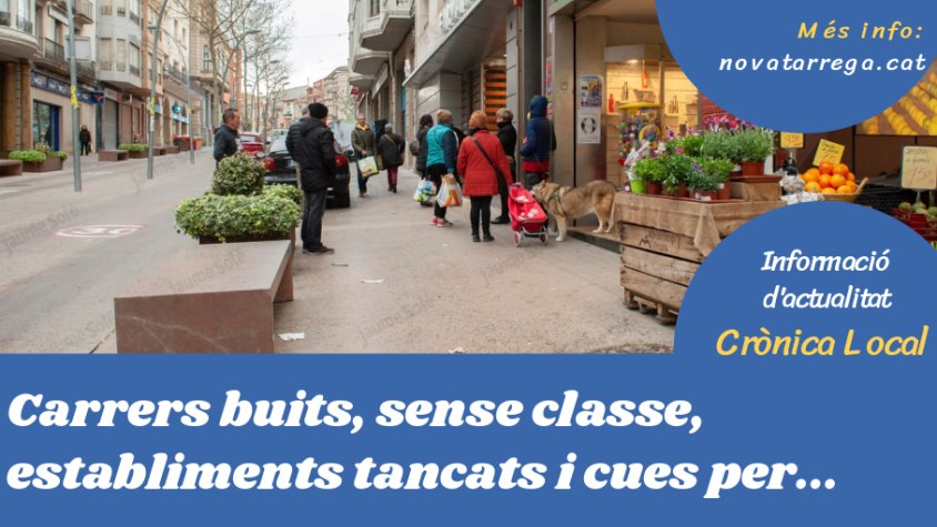 Obrim 'Crònica Local' amb les conseqüències del coronavirus