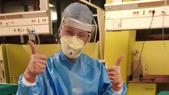 Marta Ripoll a l'hospital