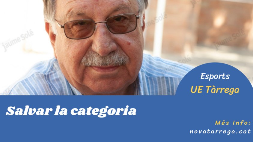 Francesc Gasull recorda quina és la fita de la UE Tàrrega aquesta temporada