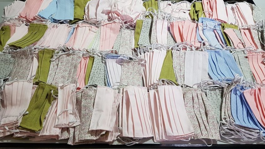 Les mascaretes que el consistori ha donat avui