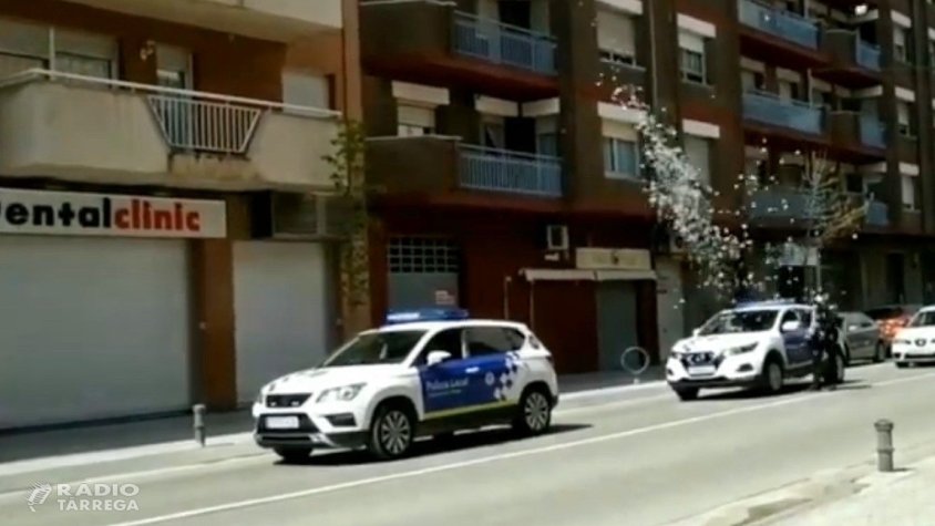 Aquest dimarts els agents han felicitat un infant