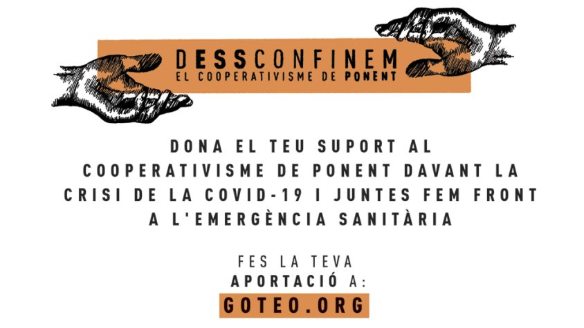 Imatge promocional de la campanya impulsada a Goteo