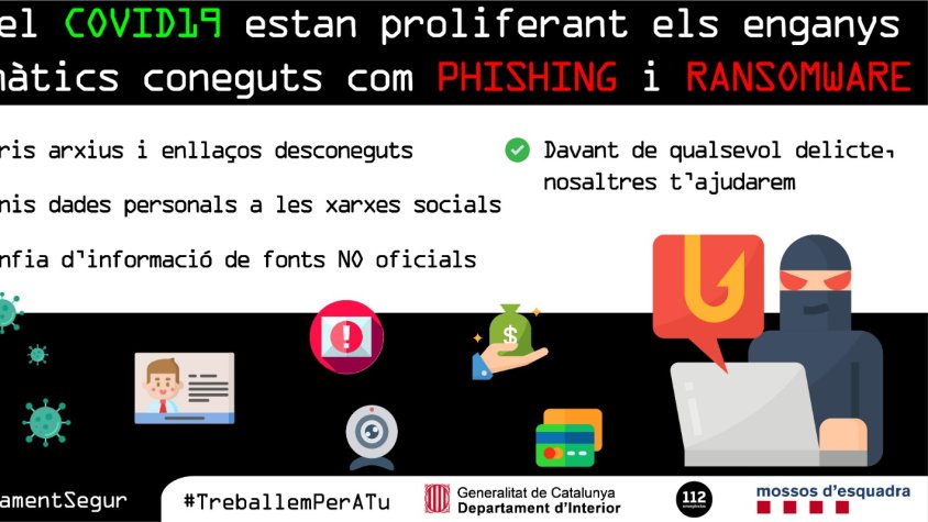Infografia publicada a les xarxes socials dels Mossos