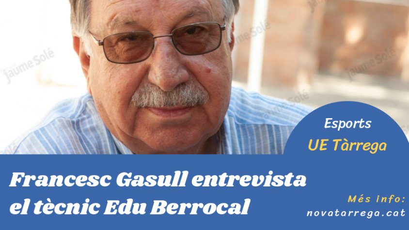 Francesc Gasull entrevista l'entrenador de la UE Tàrrega