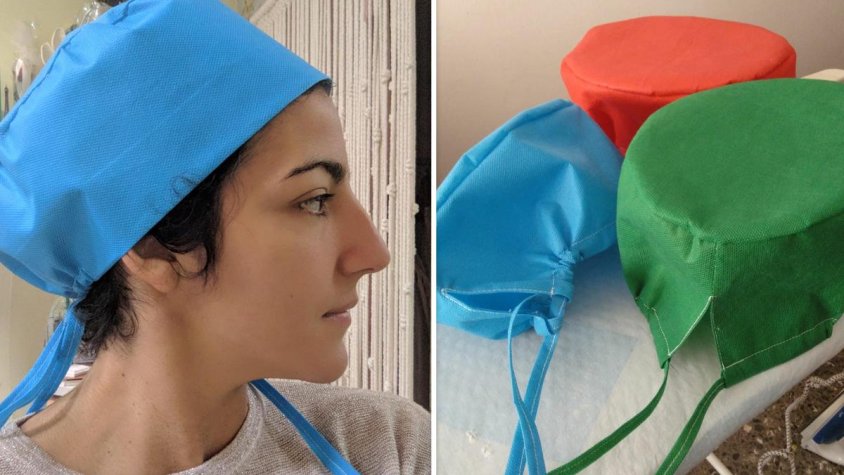 Imatge del prototip de casquets que s'han començat a confeccionar