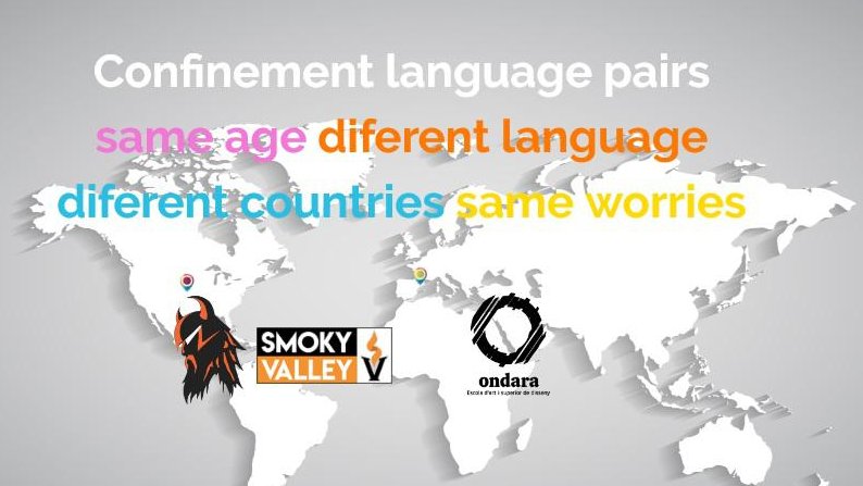 Parelles lingüístiques en confinament a l'EASD Ondara