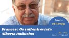 Francesc Gasull entrevista el capità de la UE Tàrrega