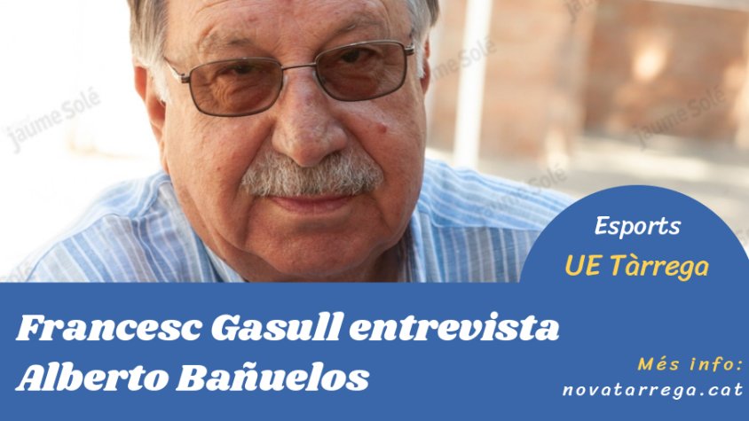 Francesc Gasull entrevista el capità de la UE Tàrrega