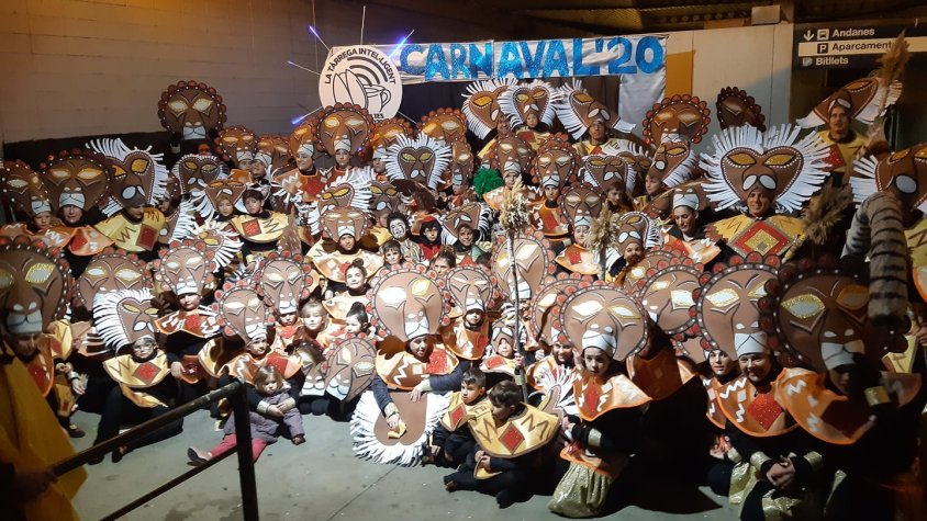 Celebració del carnestoltes al centre
