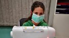 La xarxa de cosidores de Tàrrega confecciona mascaretes per a infants