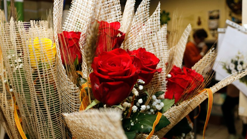 Flors Català reparteix 400 roses a domicili 