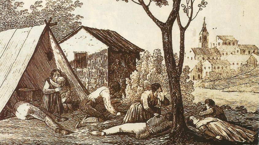 El primer quart del segle XIX sovint aflorà l'epidèmia de la febre groga, i la més mortífera de totes les registrades es va declarar l'estiu del 1821 a Barcelona