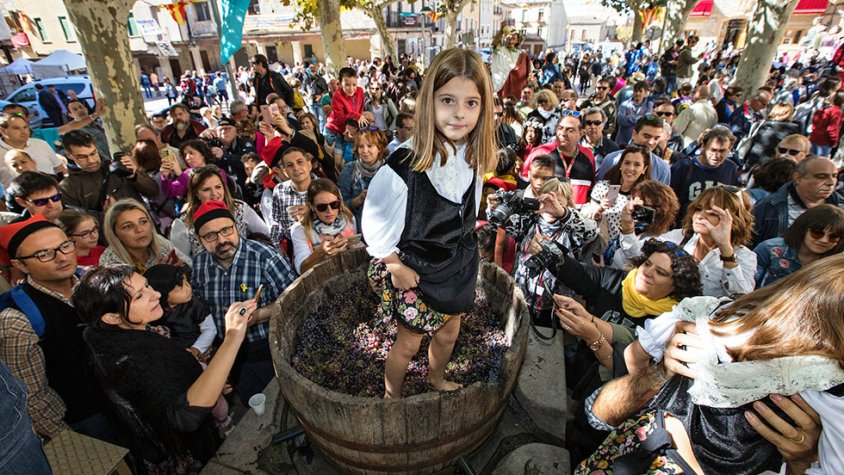 Una de les nenes que va participar en la Piada infantil