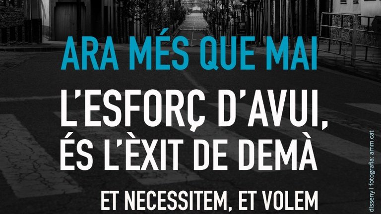 Imatge de la campanya que van llençar ahir