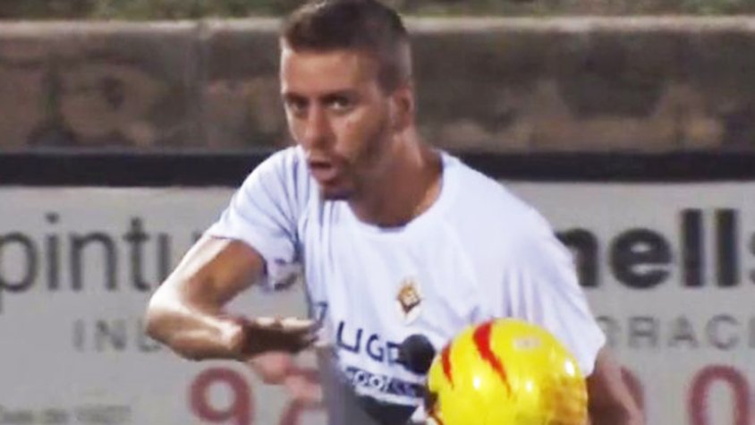 Edu Berrocal durant un entrenament