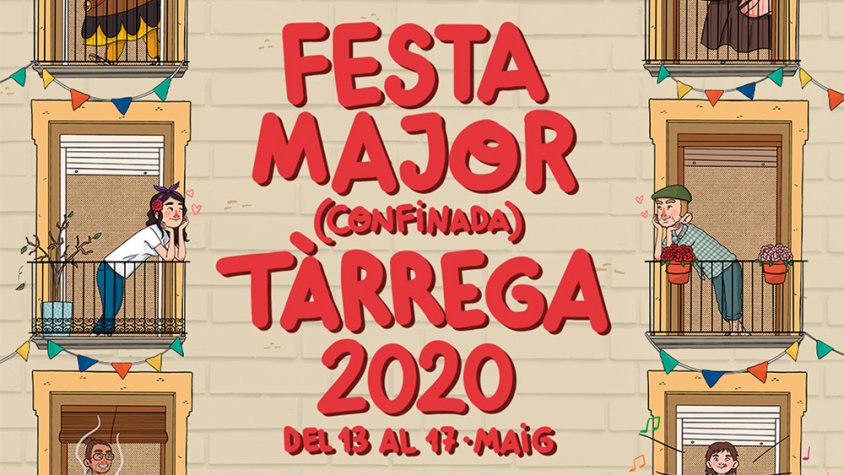 Portada del programa de la Festa Major confinada