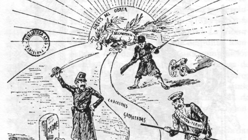 Gravat publicat a la revista anarquista 'La Tramontana' (1881 - 1896)